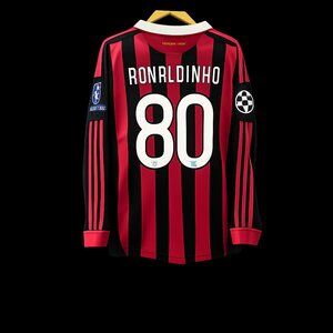 AC Milan Long Sleeve Home Jersey – Adidas | bwin Sponsor | UEFA Patch